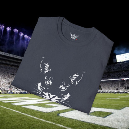 Fierce Silhouette Graphic T-Shirt, Unisex Tee, Gameday Shirt, Casual Wear, College Fashion, Gift for White Out Game