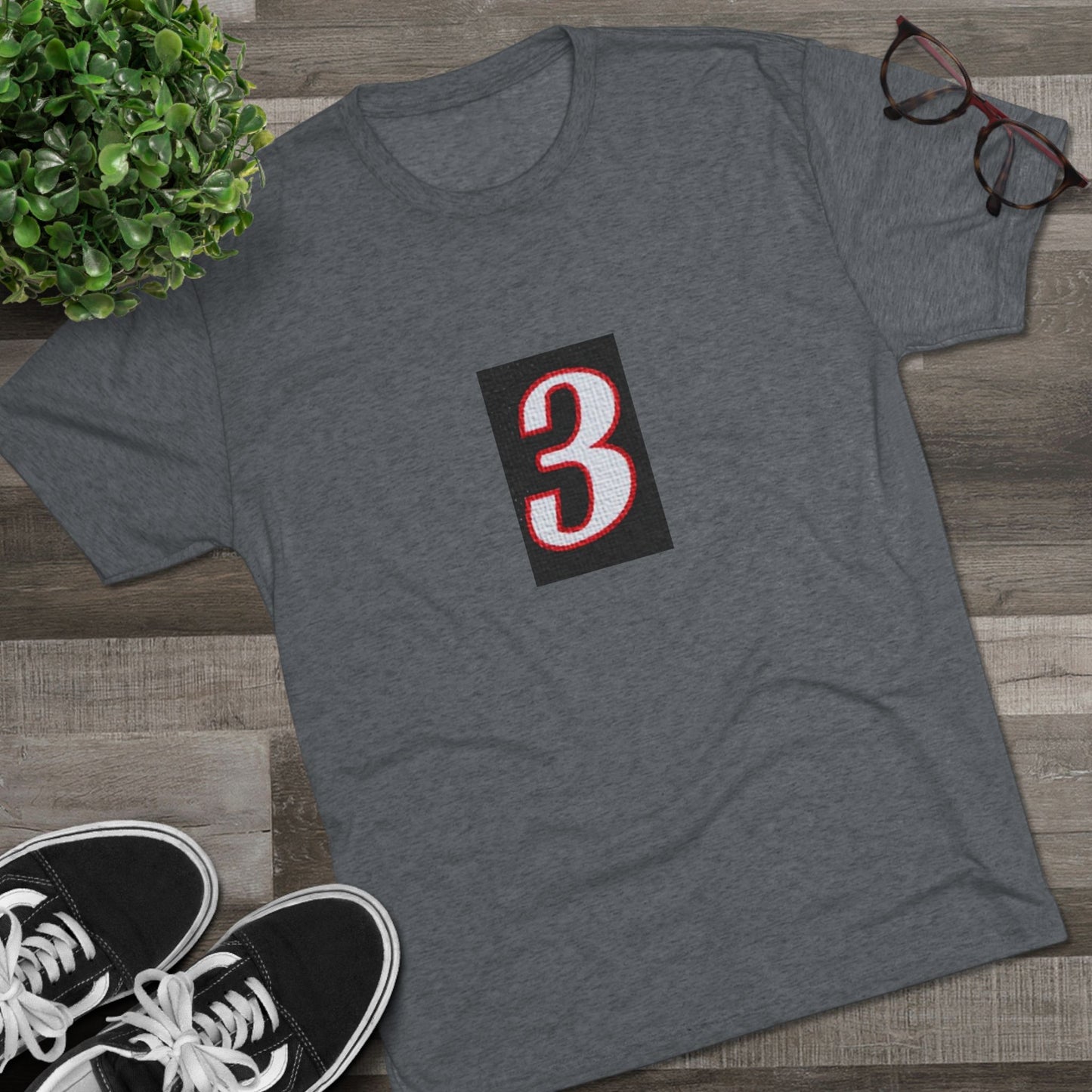Legends Philly 3 Graphic Tee — Retro Number Front, Script 'Philly' Back