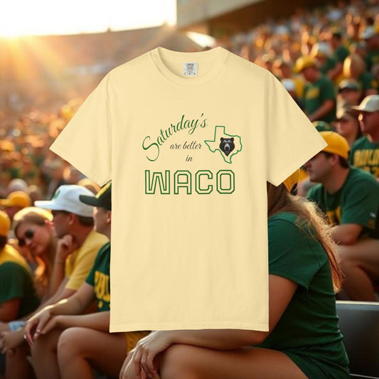 Waco Saturdays Unisex T-Shirt,  Unisex garment-dyed t-shirt, Ultra soft material.
