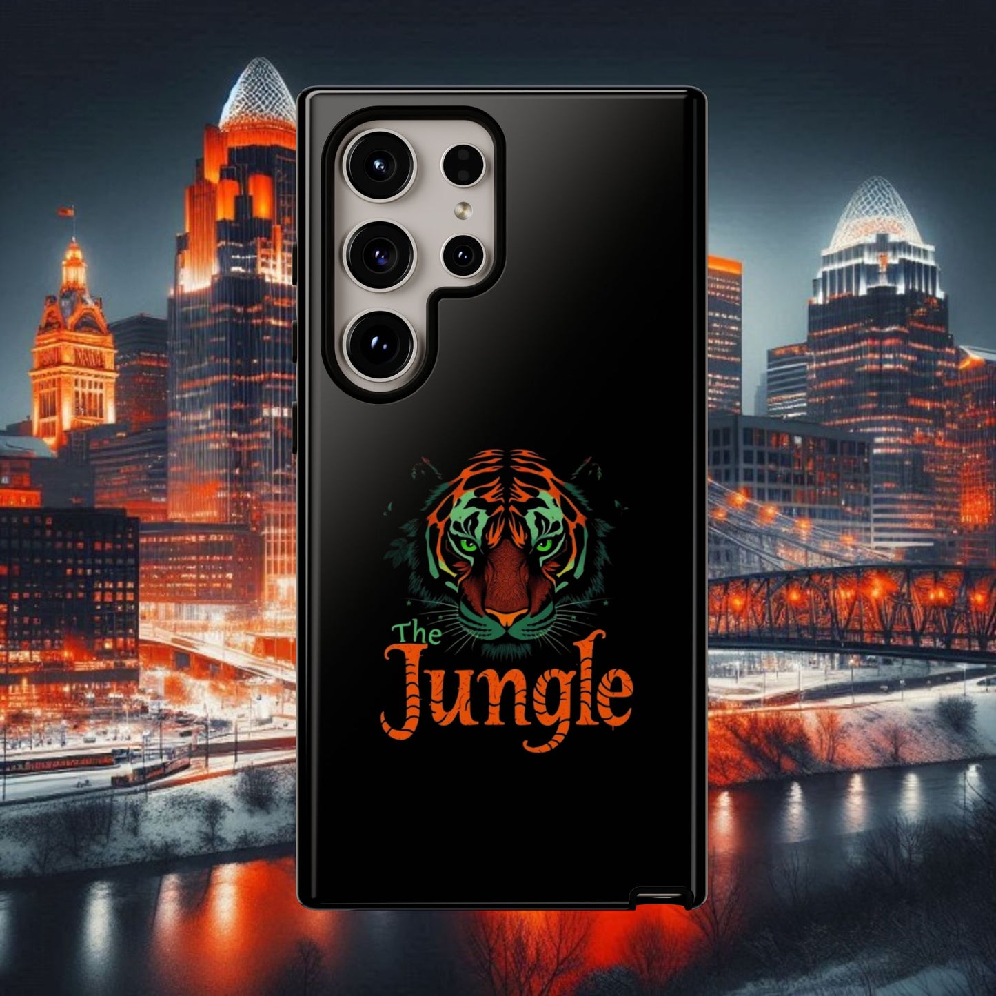 Phone Case, The Jungle Tough Phone Case for Football Fans, Friend Gift, Football Fan Accessories, Custom Phone Cover, Sports Team
