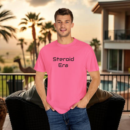 Vintage Baseball Unisex Garment-Dyed T-shirt, 90's Steroid Era Tee Shirt, Athletic Sports Tee, Retro Baseball Shirt, Sports Fan Gift,