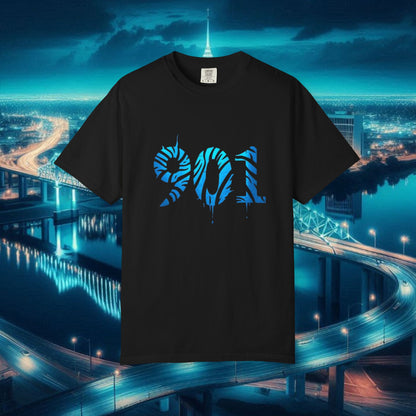 Memphis T-Shirt with 901 Design, Casual Graphic Tee, Unisex Wear, Trendy Apparel, Gift for Memphis Fans