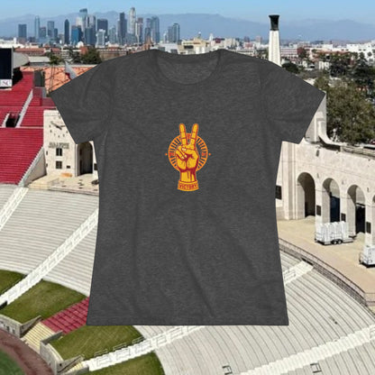 Victory Inspired Women's Triblend Tee - Soft Cotton, Eco-Friendly Shirt, Casual Style, Gift for Her, Festival Attire, Fan Gear