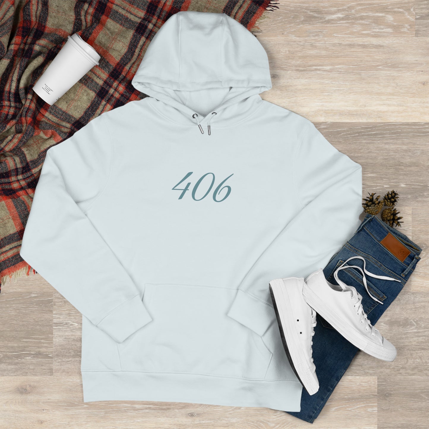 Montana Love Hooded Sweatshirt - Cozy Casual Wear for Men, Unique Gift, Layering Essential, Perfect for Fall and Winter
