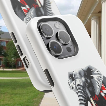 Vibrant Elephant Tough Cases - Unique Phone Case, Wildlife Lover Gift, Sports Team Accessory, Trendy Phone Cover, Fun Animal Design