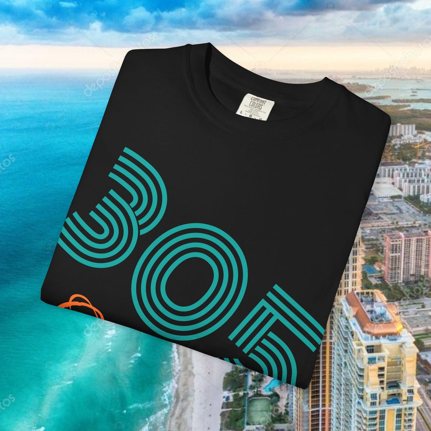 305 Ocean Drive T-Shirt — Miami Beach Garment-Dyed Tee