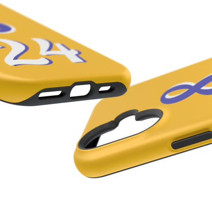 Vibrant Sports Phone Case, 8 24 Tribute, Impact-Resistant Case, Gift for Basketball Fans, Durable Phone Cover, Summer Vibe, Celebration