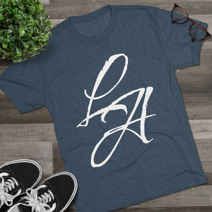LA Script T‑Shirt — Vintage Los Angeles Graphic Tee, Super Soft Tri-Blend Material