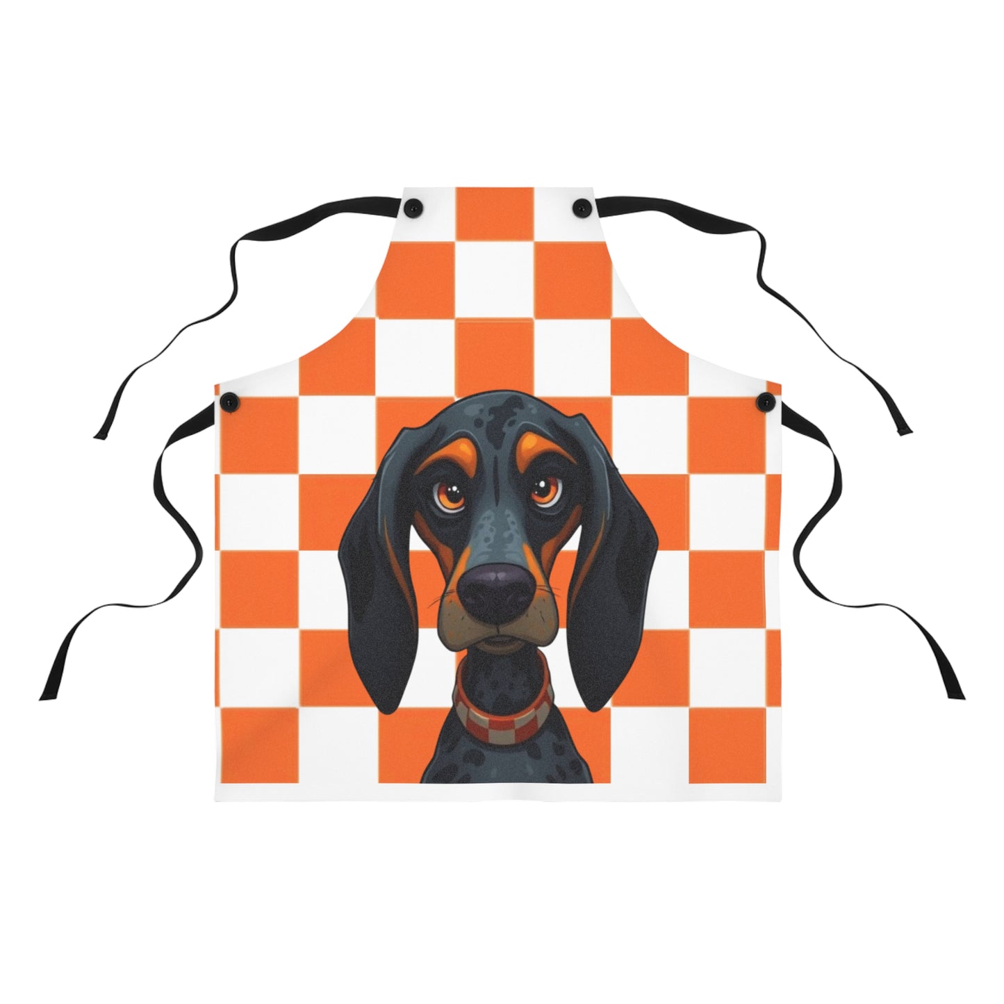 Checkered Apron, Perfect Gift for Tailgate Prep, Quirky Kitchen Accessory, Holiday Cooking Apron, Chef's Gift for Gameday