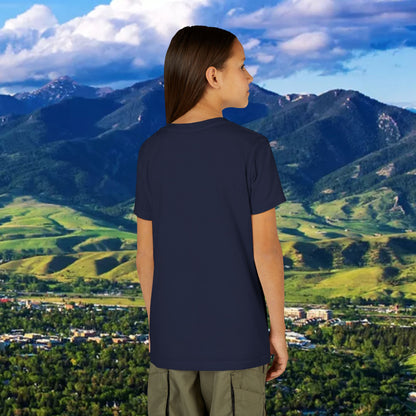 Bobcat Paw Print Youth Tee, Kids Animal Lover Shirt, State Pride T-Shirt, Perfect Gift for Birthdays, Bobcat Apparel