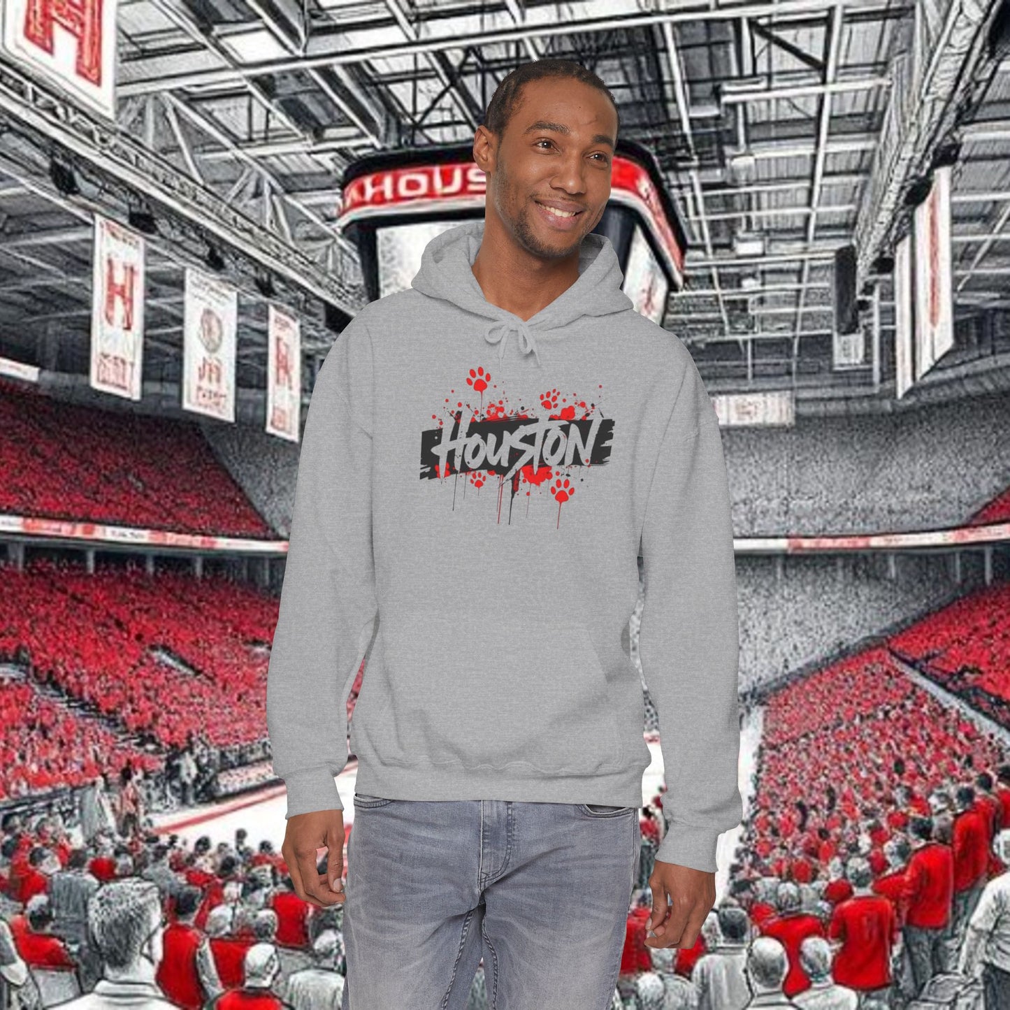 Graffiti Style Hoodie - Perfect for Game Day