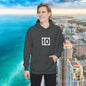 Teal Retro Legends Garment-Dyed Hoodie with 10 Design, Stylish Hoodie, Casual Wear, Unique Gift, Trendy Apparel