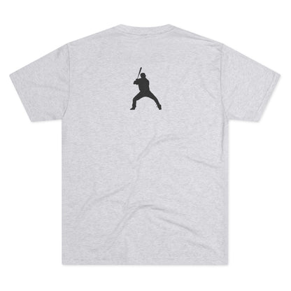 Legends - Retro Number 5 Baseball T‑Shirt — Sunset Stripe Jersey Graphic