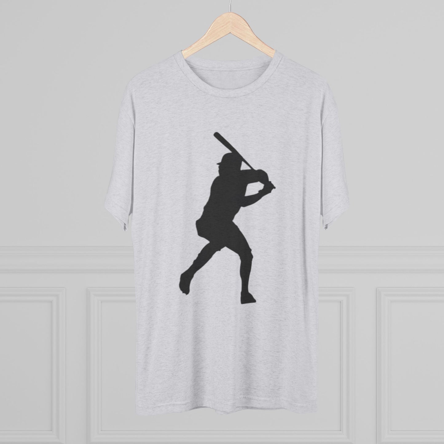 Baseball Stars Batter Silhouette Tee — Back Number '3' Player Shirt