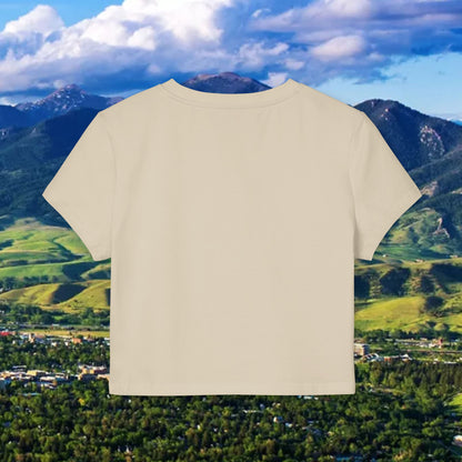 Upside Down FTG Stylish Women's Baby Tee - Trendy Crop Top, Casual Outfits, Birthday Gift, Bobcat Games, Everyday Essentials