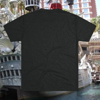 LV Logo Graphic Tee — Vintage Racing/Streetwear Style, Soft-Style T-Shirt