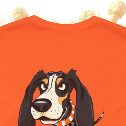 Knoxville Tennessee Orange Tee — Vertical Checker Football Shirt, Perfect for Tailgates, Football Games, or Relaxing.