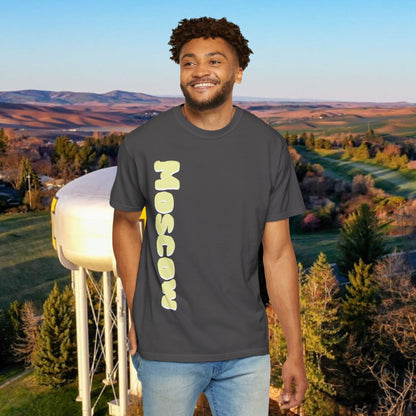 Moscow Idaho Graphic Tee, Unisex T-shirt, Gift for Travelers, Home State Apparel, Casual Wear, Summer Style