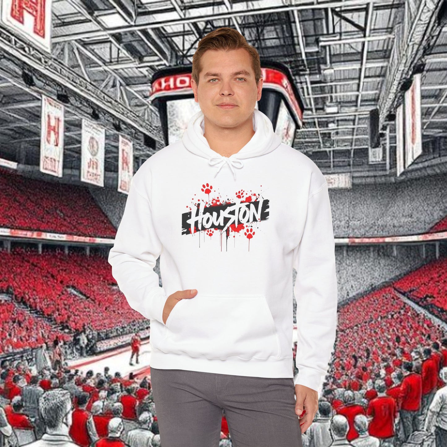Graffiti Style Hoodie - Perfect for Game Day