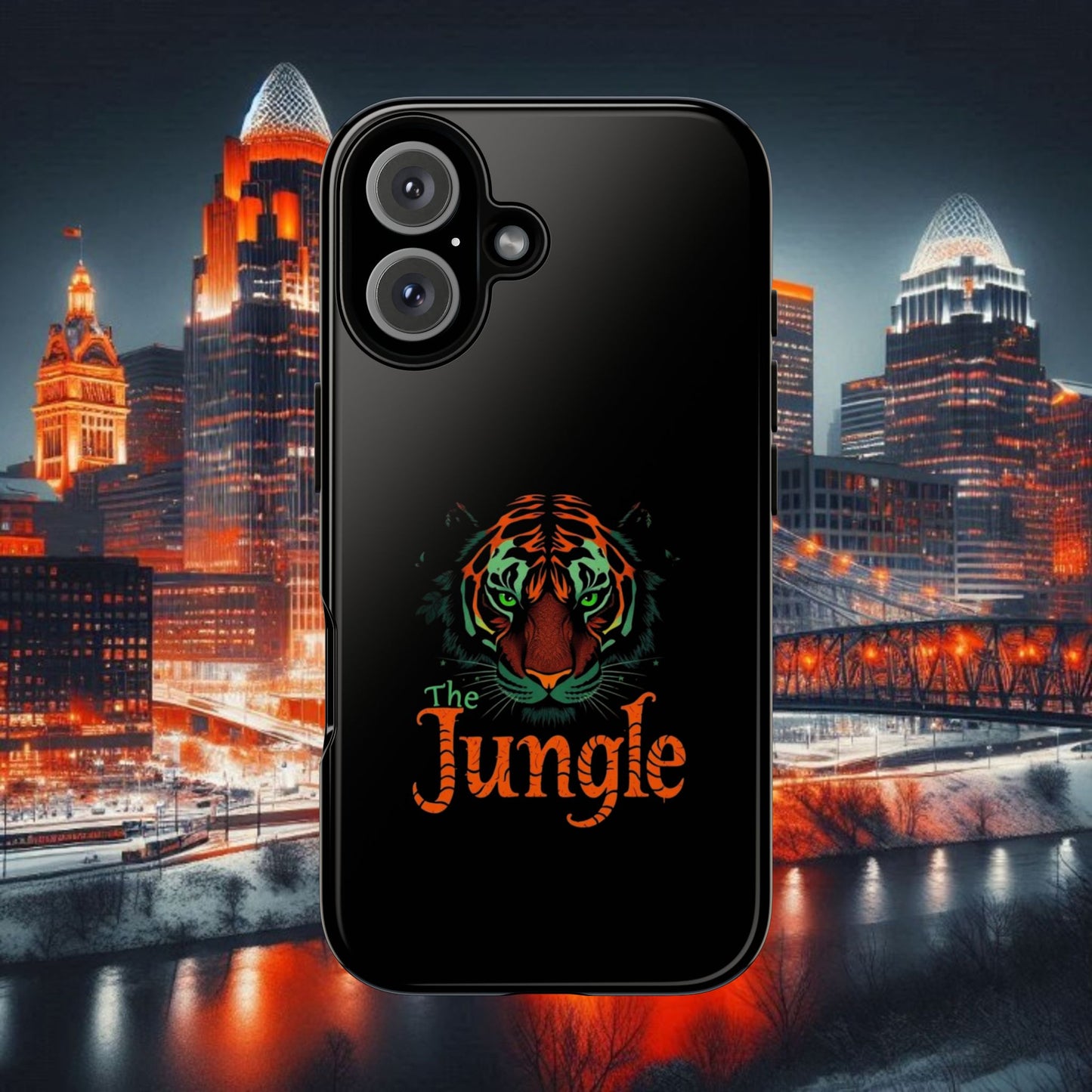 Phone Case, The Jungle Tough Phone Case for Football Fans, Friend Gift, Football Fan Accessories, Custom Phone Cover, Sports Team
