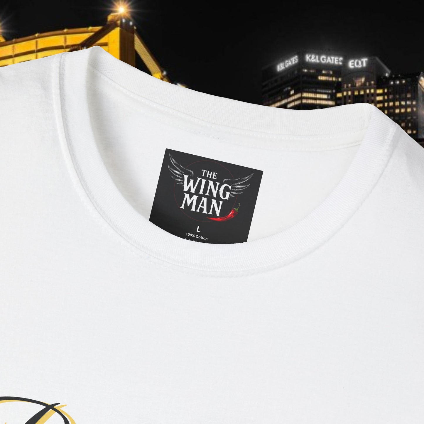 Pittsburgh Softstyle Tee, Unisex Graphic T-Shirt, Casual Wear, Sports Fan Apparel, Gift for Him/Her