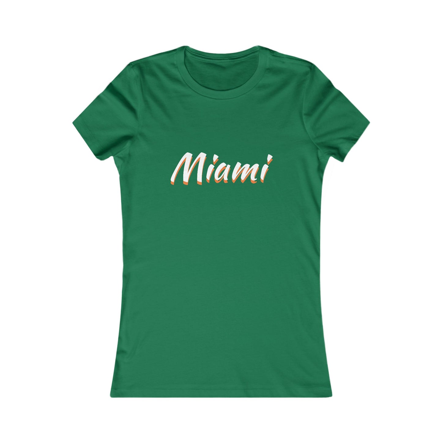 Miami Graphic Women's Tee, Casual Summer Shirt, Vibrant Beachwear, Vacation Tee, Gift for Her