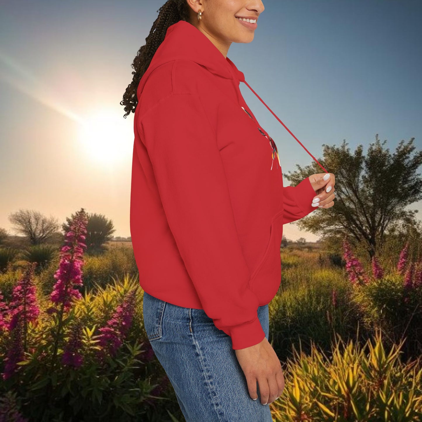 Hoodie — Retro Graphic Pullover, Perfect for Football Games or Hanging with friends. Stylish and soft style hoodie.