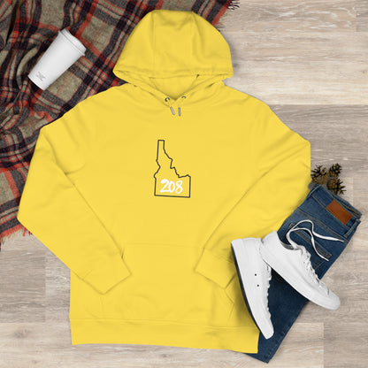 Idaho 208 King Hooded Sweatshirt, Cozy Hooded Sweatshirt, Unique Idaho Apparel, Perfect Gift for Outdoor Lovers, Casual Wear for All Seasons