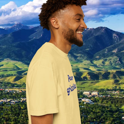 Poor grizzlies Garment-Dyed T-Shirt - Soft Casual Wear, Eco-Friendly Gift, Game Day Gear, Comfortable Tee