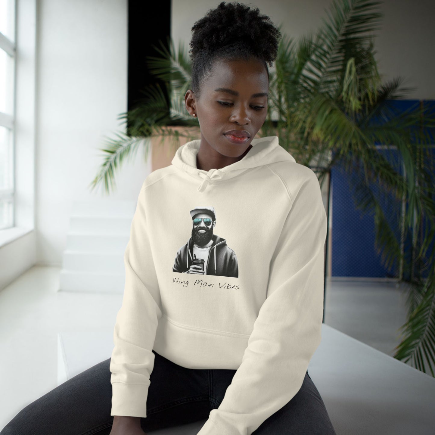 Wing Man Vibes Unisex Hoodie, Casual Comfort, Everyday Wear, Unique Gift Idea, Street Style, Cozy Layering