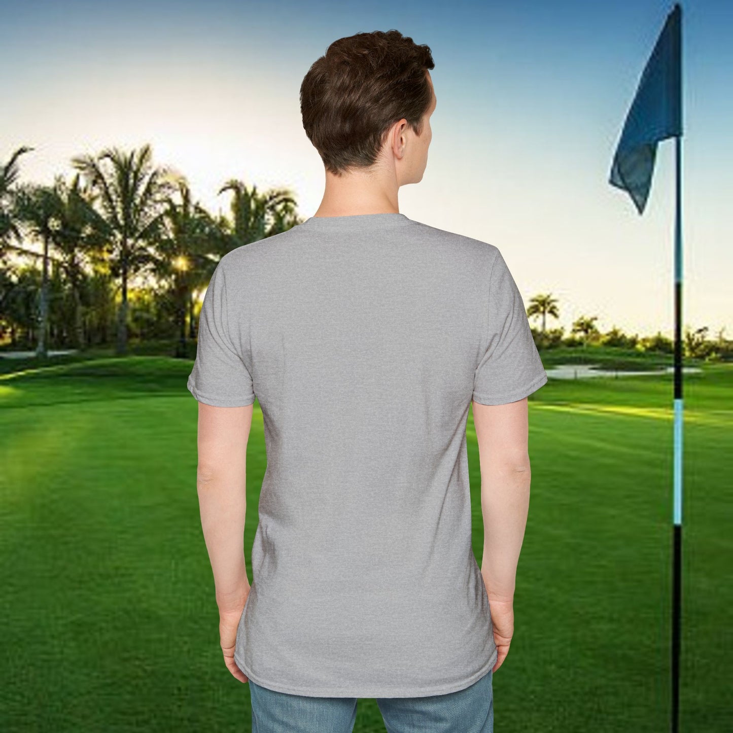Golf-Inspired Unisex T-Shirt, Perfect Gift for Dad, Father's Day Present, Sporty Style Tee, Casual Wear, Golf Lover Apparel