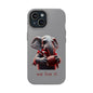 Elephant Football Case - Impact-Resistant Phone Cover, Unique Gift for Sports Lovers, Animal Case for Kids, Fun Accessories, Durable