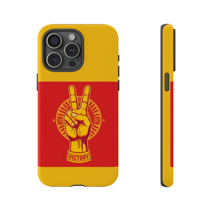 Victory Inspired Symbol Phone Case, Tough Phone Cover, Gift for Empowerment, Inspirational Tech Accessory, Unique Phone Protection