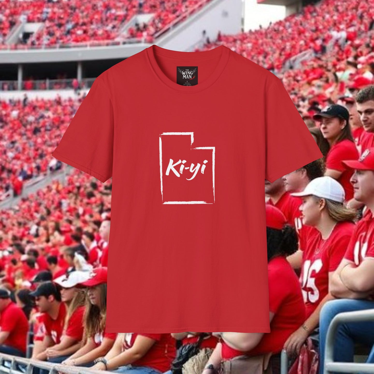 Ki-yi Softstyle Unisex T-Shirt | Casual Wear, Gift for Friends, Utah Pride, Comfortable Tee, Unique Graphic Shirt