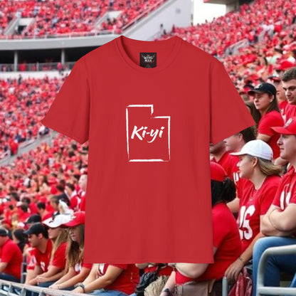 Ki-yi Softstyle Unisex T-Shirt | Casual Wear, Gift for Friends, Utah Pride, Comfortable Tee, Unique Graphic Shirt