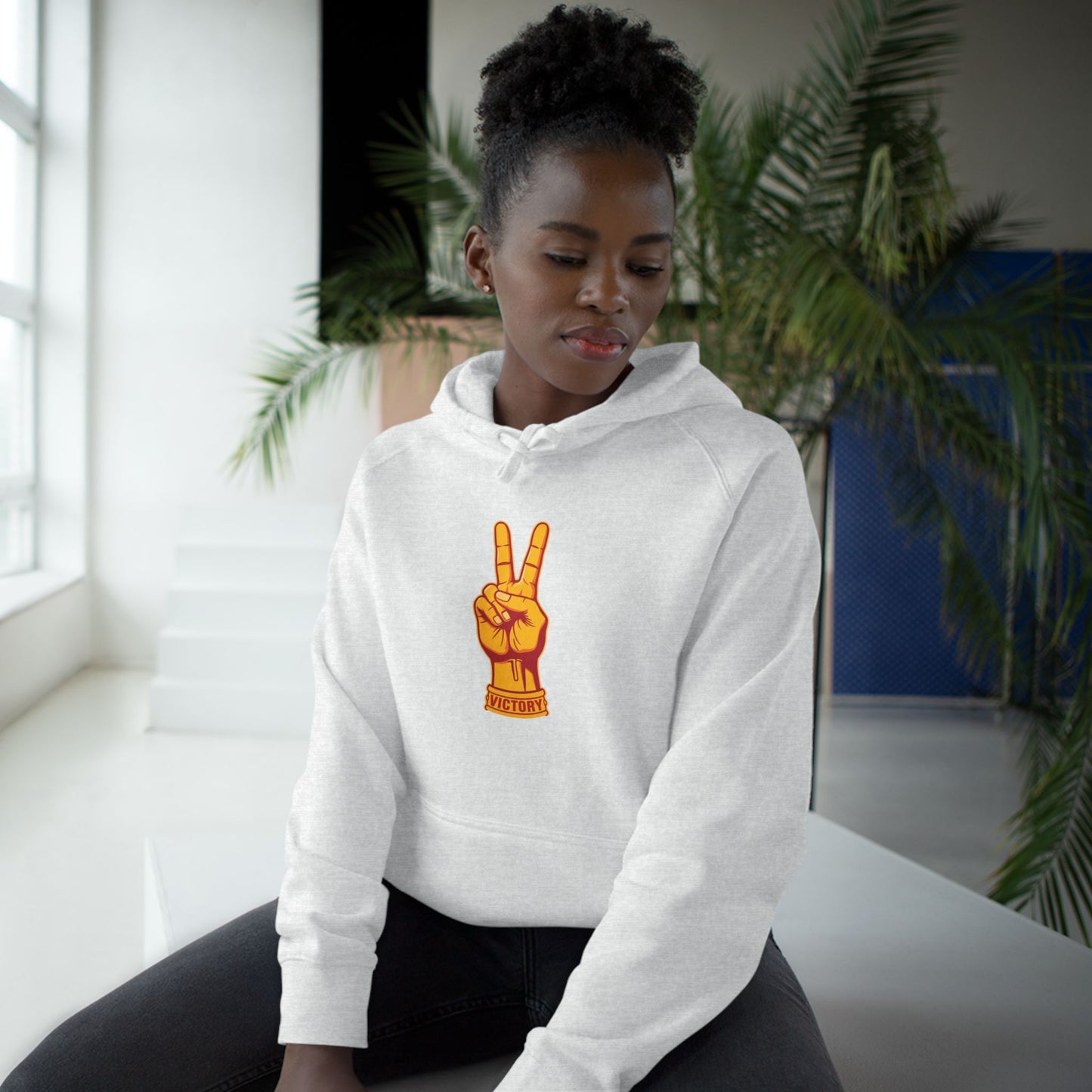 Victory Themed Unisex Hoodie, Perfect for Football Fans, Tailgate & Gameday Hoodie