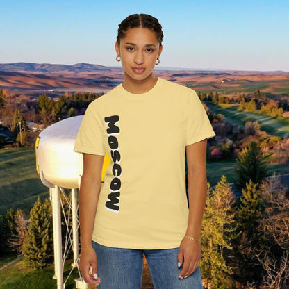 Moscow Idaho Graphic Tee, Unisex T-shirt, Gift for Travelers, Home State Apparel, Casual Wear, Summer Style