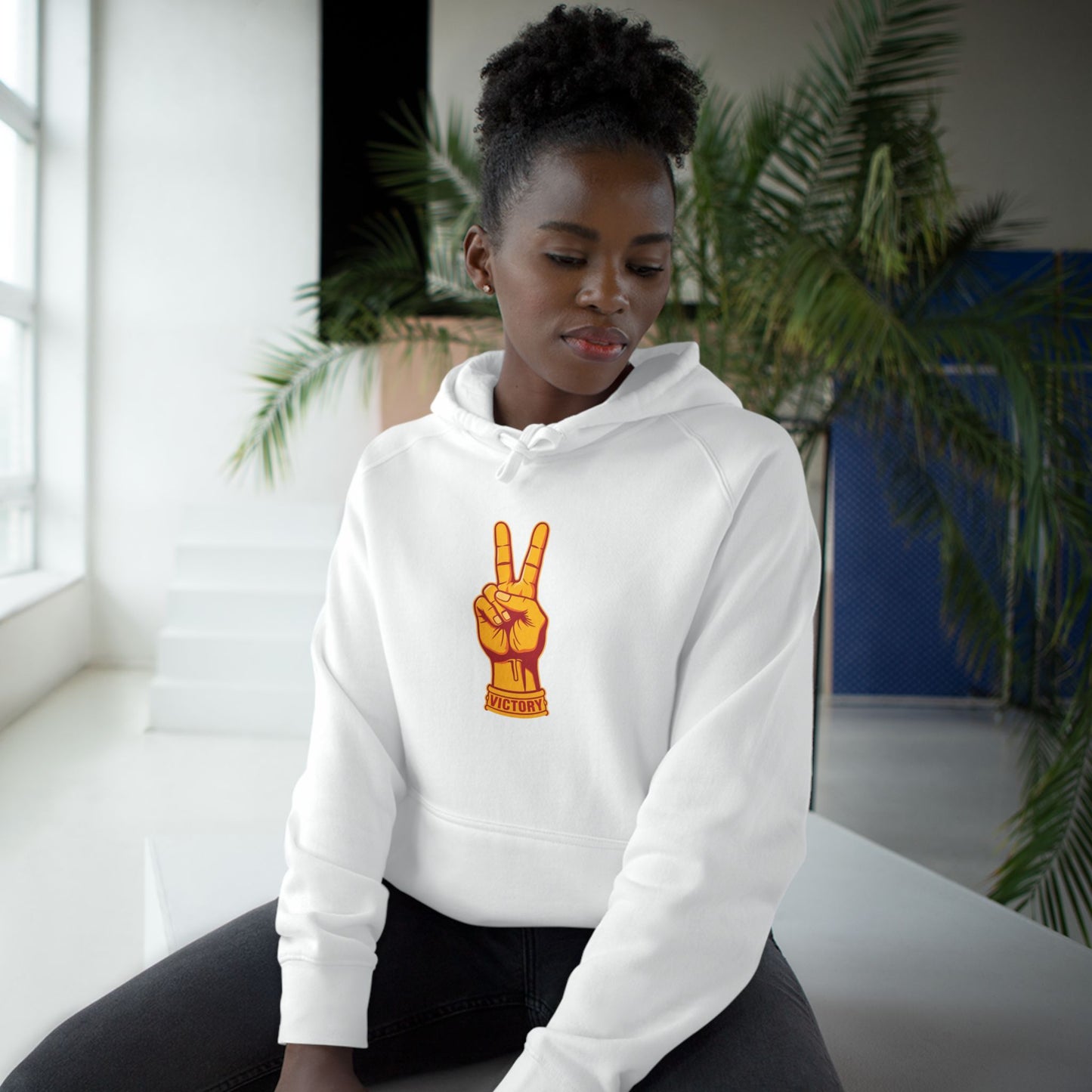 Victory Themed Unisex Hoodie, Perfect for Football Fans, Tailgate & Gameday Hoodie