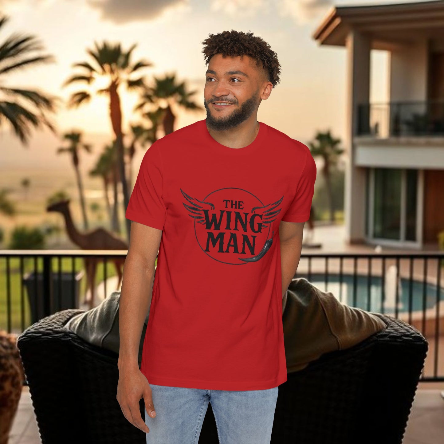 The Wingman T-Shirt — Funny Wingman Graphic Tee for Guys & Groomsmen