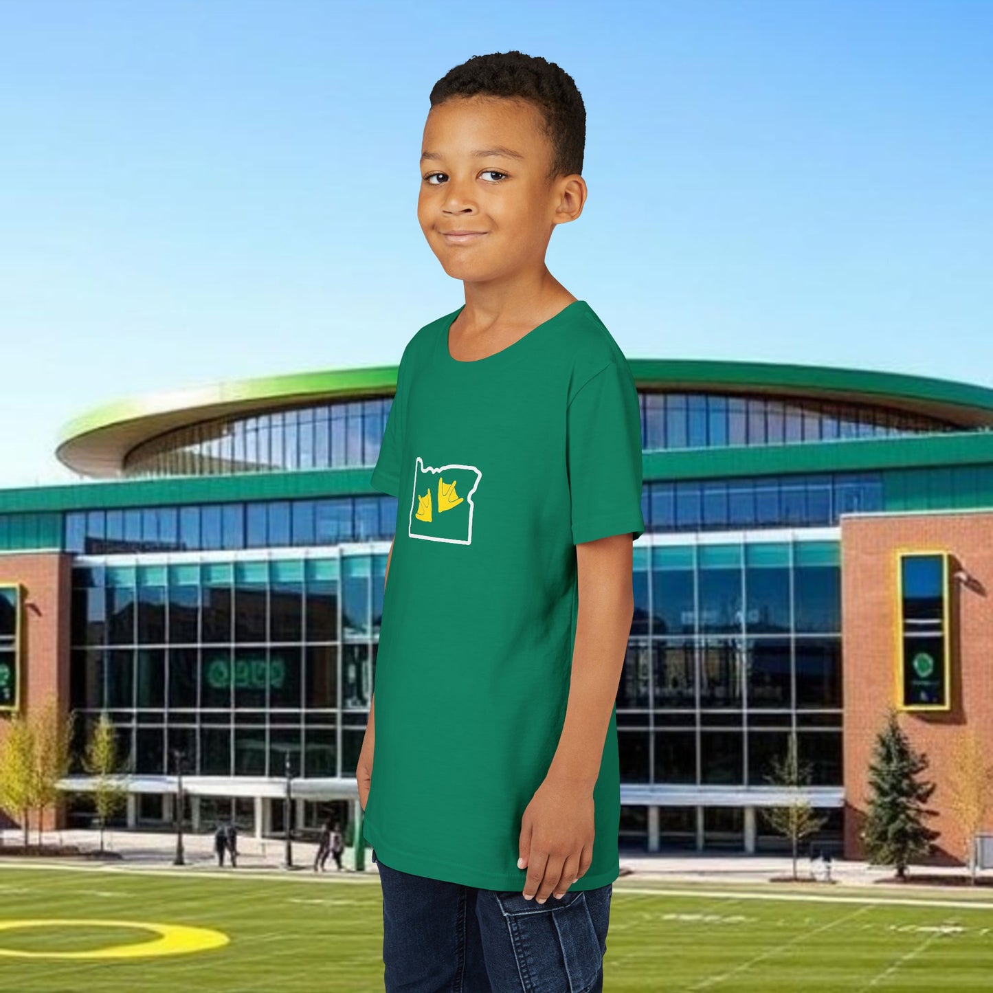 Duck Prints Youth Tee, Comfortable Kids T-Shirt, Summer Style, Gift for Young Explorers, Great for Birthdays and Holidays