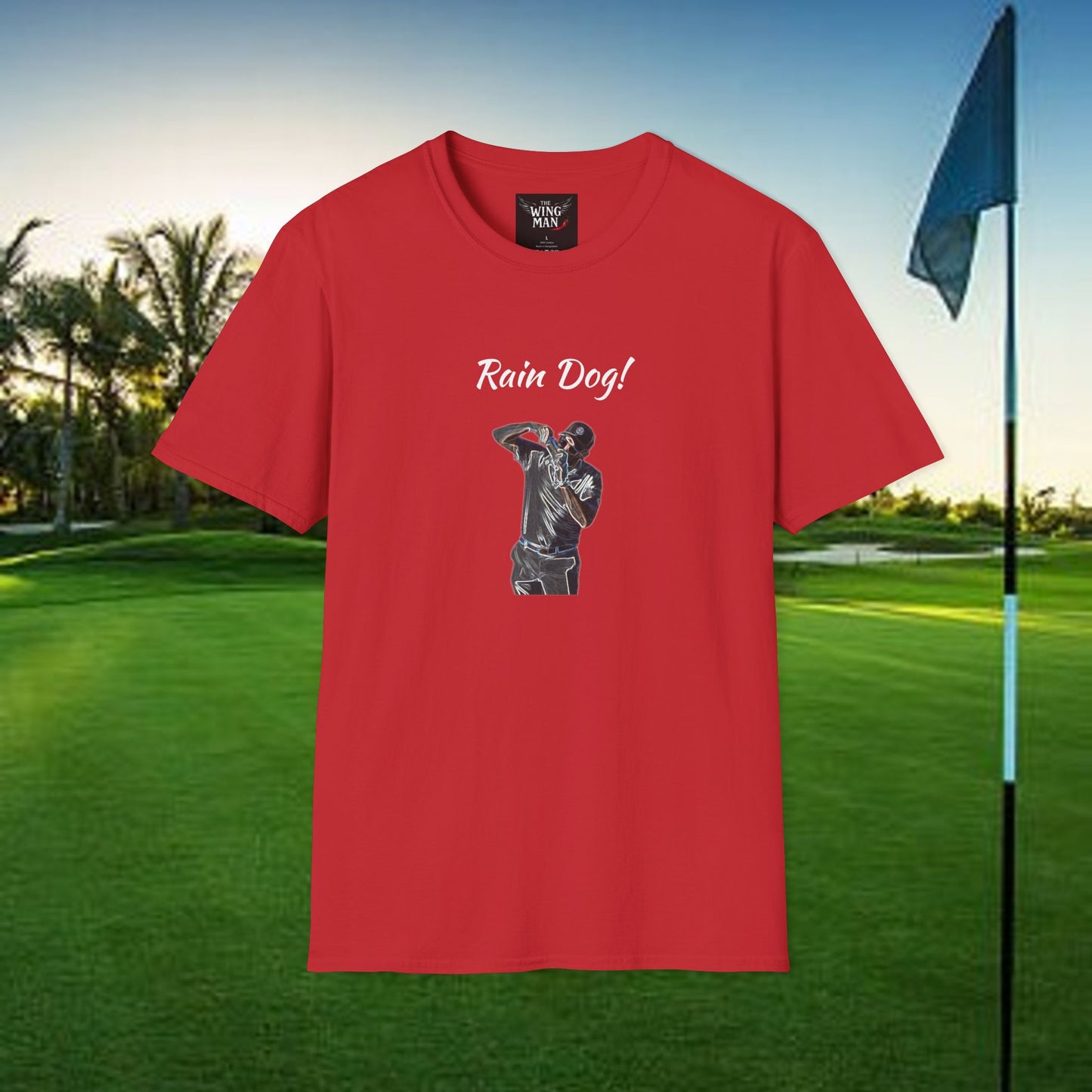 Rain Dog Unisex T-Shirt, Graphic Tee, Casual Wear, Gift for Dog Lovers, Everyday Style, Unique Design Shirt