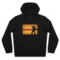 King Silhouette Hoodie — Retro Sunset Dance Graphic Hooded Sweatshirt