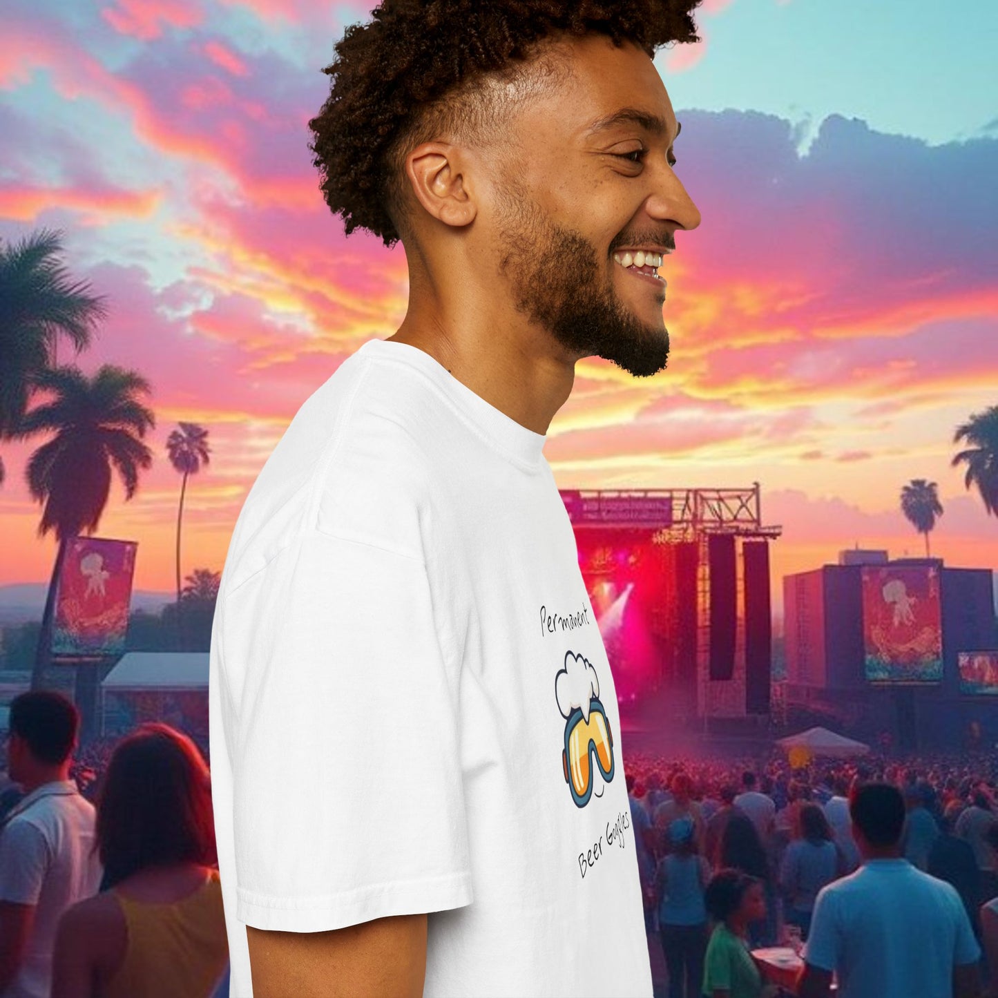 Unisex Beer Goggles Tee, Comedy T-Shirt, Festival Shirt, Funny Summer Tee, Barbecue Outfit, Gift for Beer Lovers