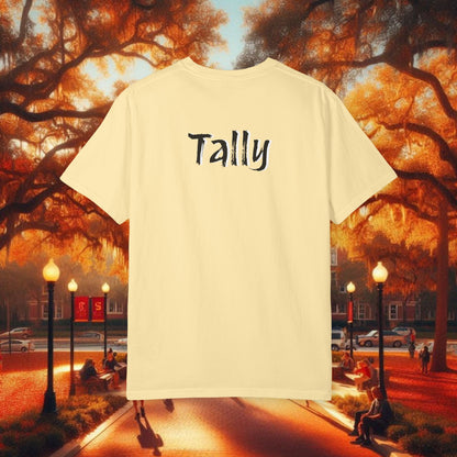 T-Shirt with Tally Design, Casual Wear, Gift for Sports Fans, College Apparel, Summer Fashion, State Pride Tee