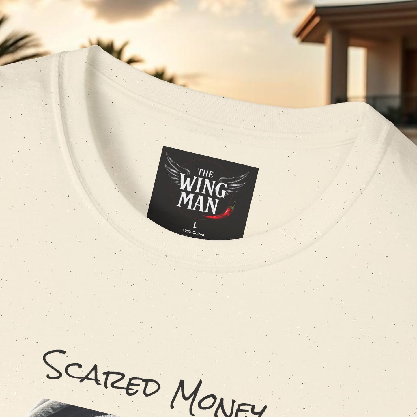 Scared Money Unisex Softstyle T-Shirt - Casual Wear, Streetwear, Gift for Him, Statement Tee, Urban Fashion