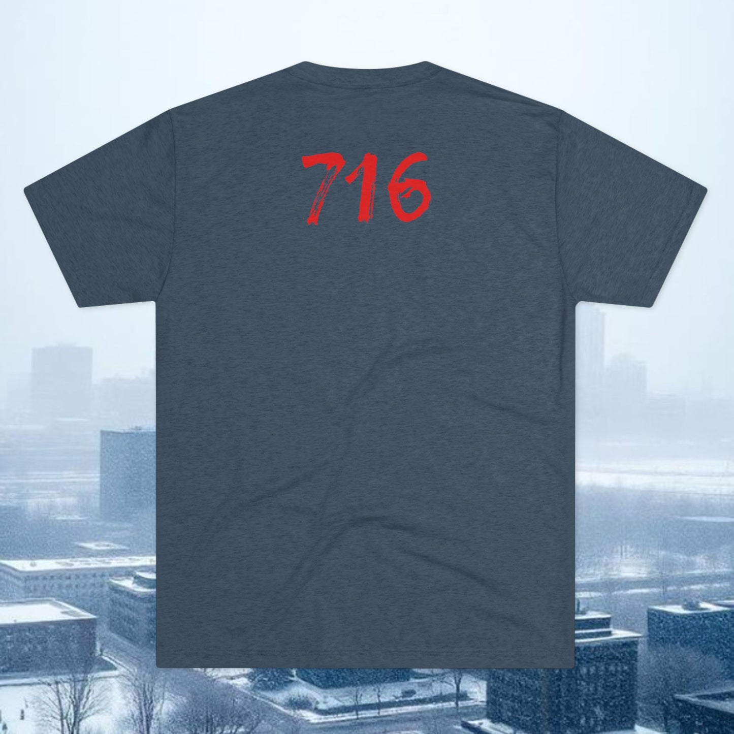 Mafia 716 Graphic Tee, Soft-Style T-Shirt, Tri-Blend, Perfect for Gameday