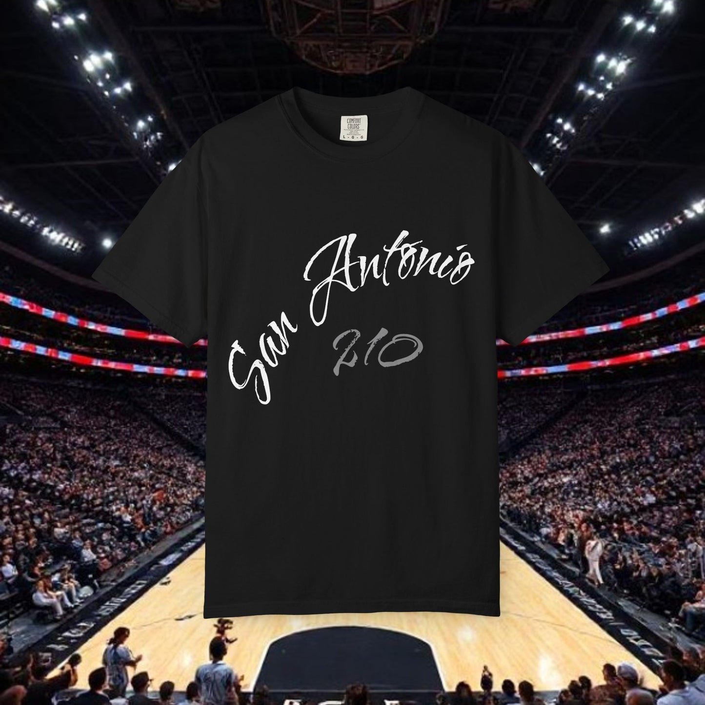 San Antonio 210 Script T-Shirt, Soft-Style T-Shirt, Perfect Statement Piece
