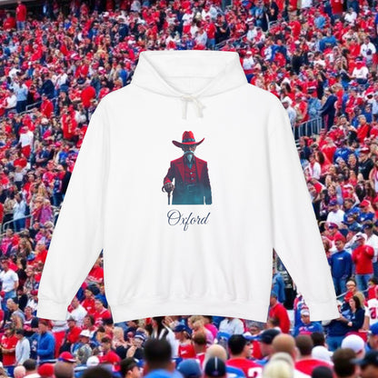 Oxford Lightweight Hoodie, Unisex Casual Wear, Perfect for Game Days, Gift for Sports Fans, Western Style Sweatshirt
