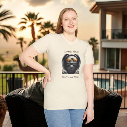 Scared Money Unisex Softstyle T-Shirt - Casual Wear, Streetwear, Gift for Him, Statement Tee, Urban Fashion