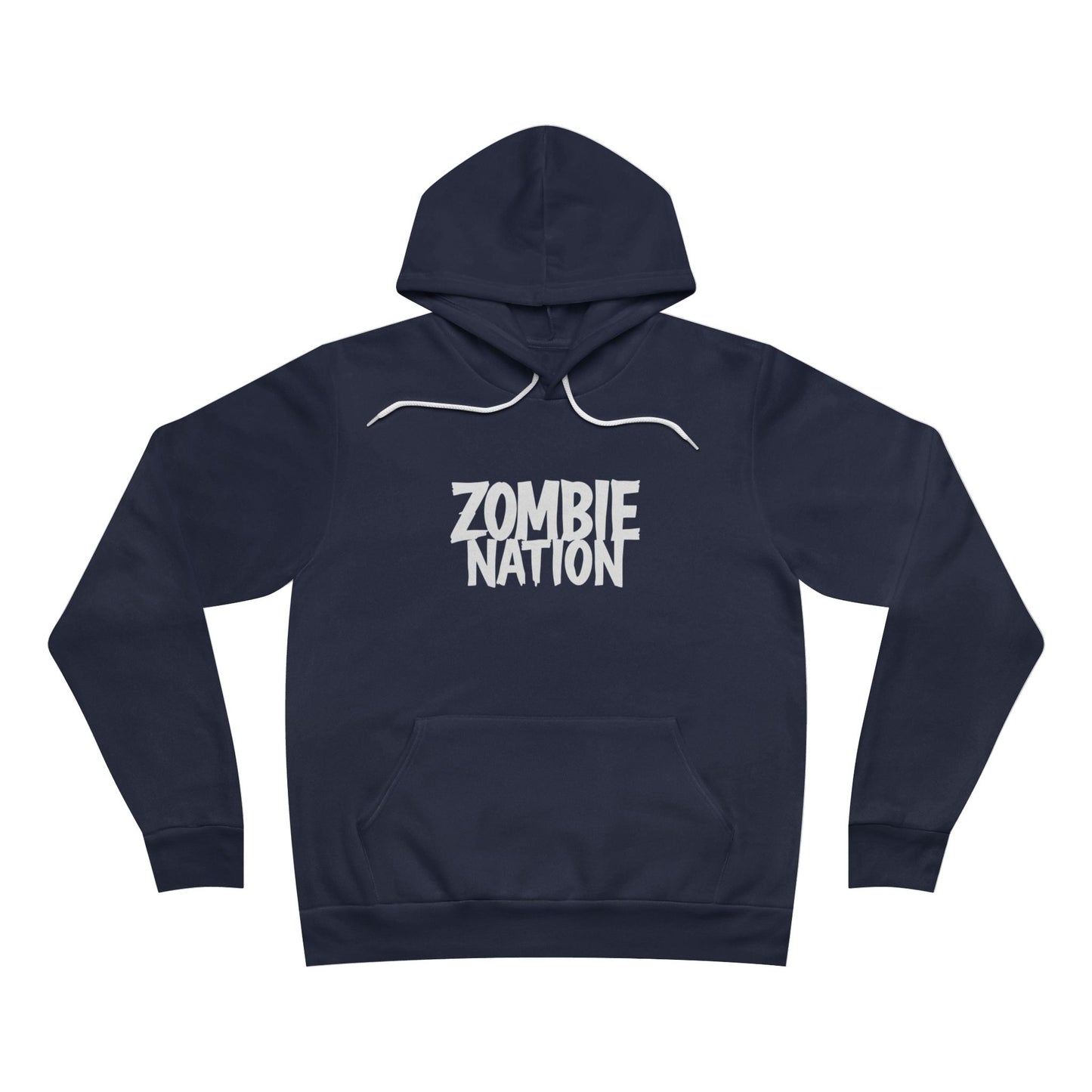 Zombie Nation Fleece Hoodie, Cozy Unisex Pullover for Gameday, Casual Wear, Gift for Fans